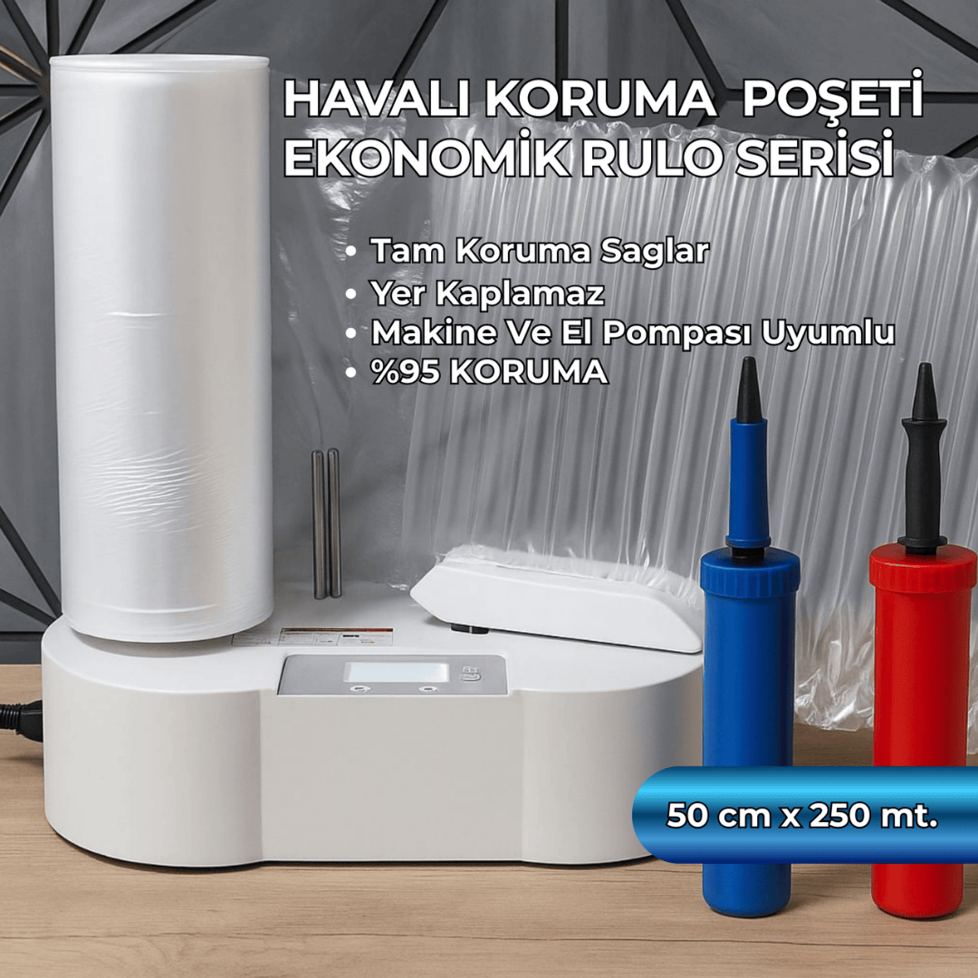 50 CM X 250 MT.HAVALI RULO POŞET