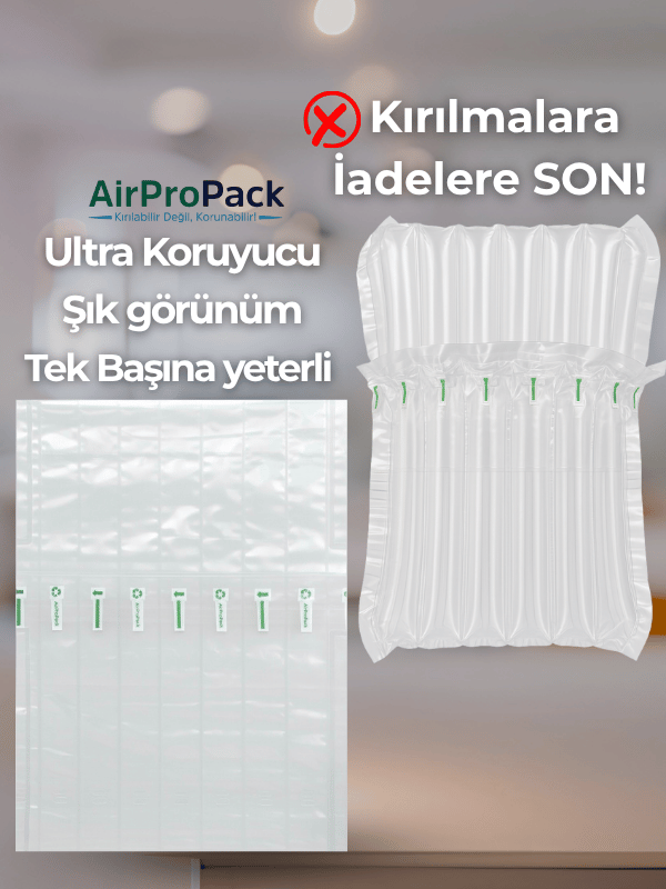 15X23 50 ADET cm Hava Sütunlu Kargo Poşeti AİRBAG/AİRBED/AİRPACK 