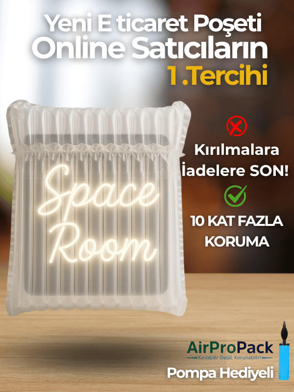 48X48 50 ADET cm Hava Sütunlu Kargo Poşeti AİRBAG/AİRBED/AİRPACK 