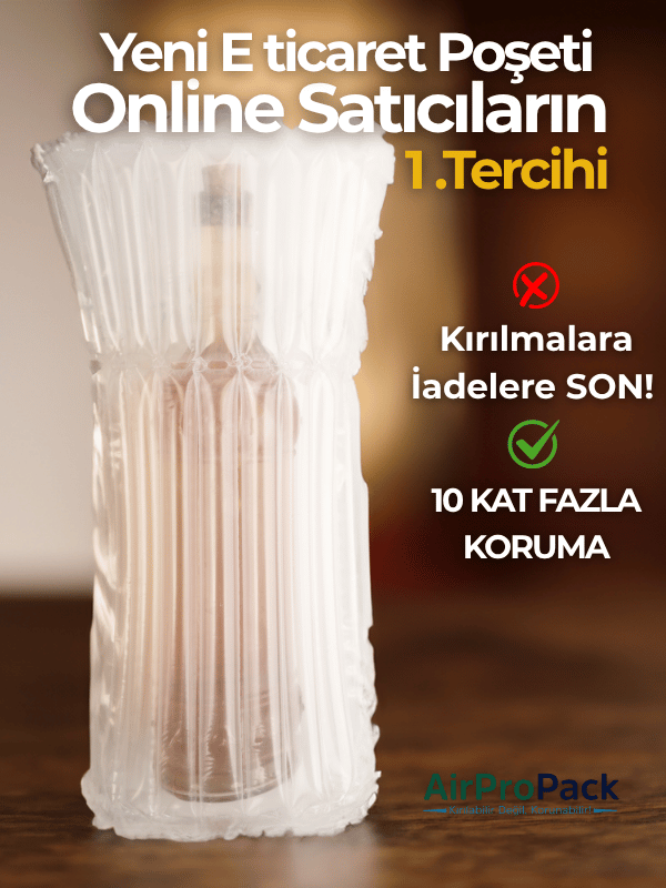 24X40 cm 10 Adet Hava Sütunlu Kargo Poşeti