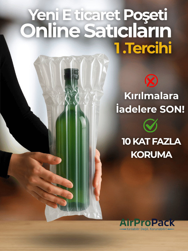 27X40 cm 10 Adet Hava Sütunlu Kargo Poşeti