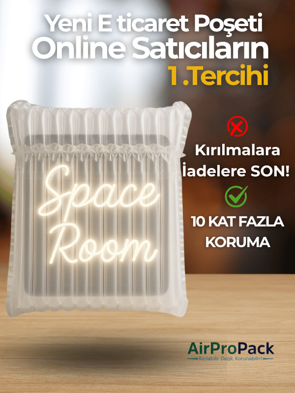 48X48 cm 10 Adet Hava Sütunlu Kargo Poşeti