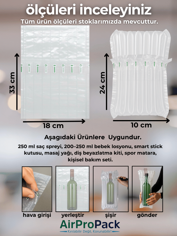 18x33 cm 10'lu Paket KDV DAHİL