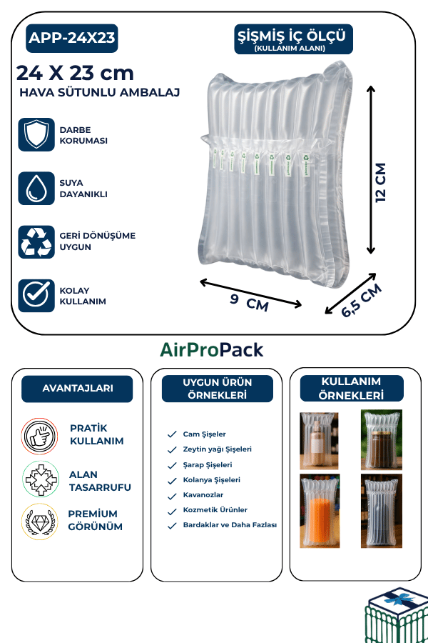 24X23 cm 1000'li Premium Paket KDV DAHİL